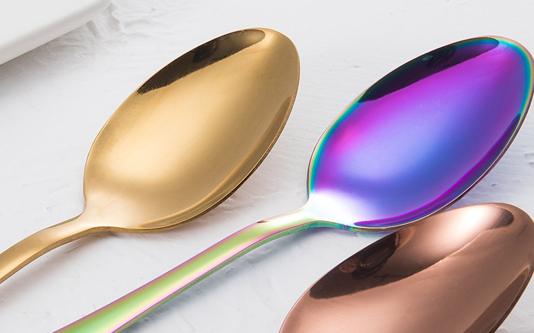Gold Plated Stainless Steel Cutlery Set - Set of Four