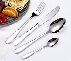 Gold Plated Stainless Steel Cutlery Set - Set of Four