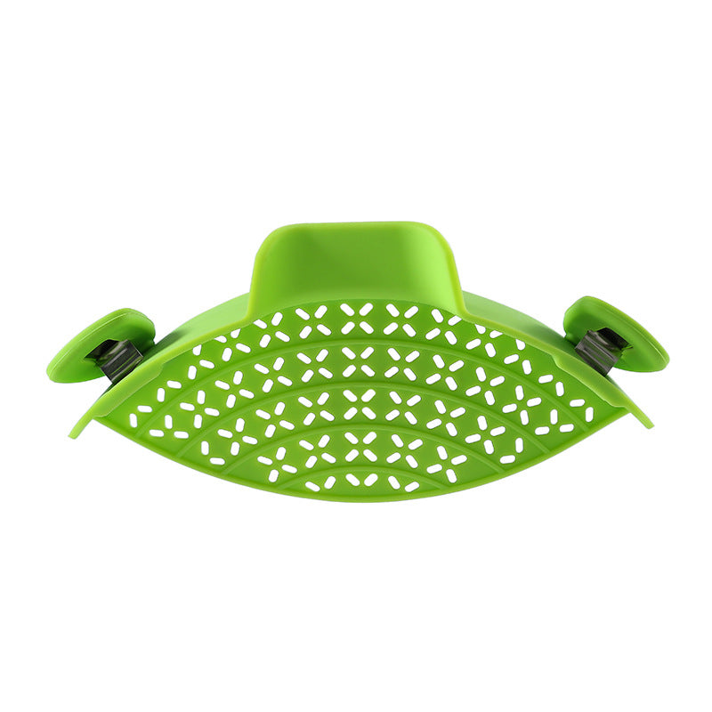 kitchen drainer silicone pot side vegetable