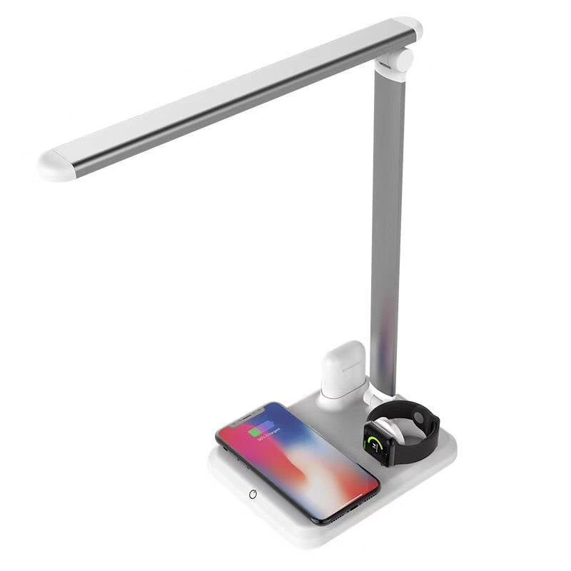 LED Desk Lamp with Wireless Charger - Efficient Lighting