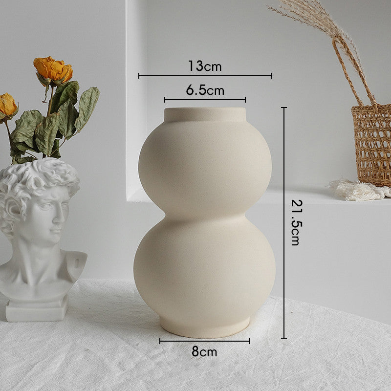 Simplicity Ceramic Vase - Dry Flower Arrangement