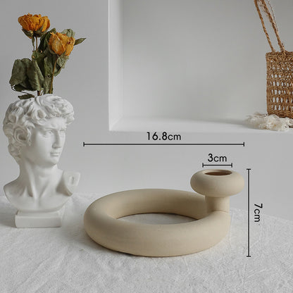 Simplicity Ceramic Vase - Dry Flower Arrangement