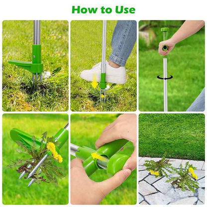 Long Handle Weed Puller - Easy Weed Removal