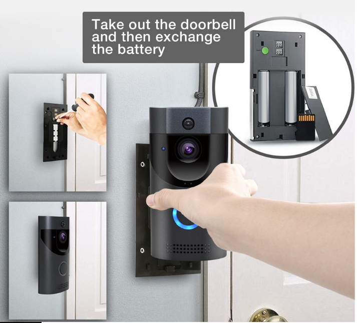 Smart WiFi Doorbell with Alarm - Secure Your Home