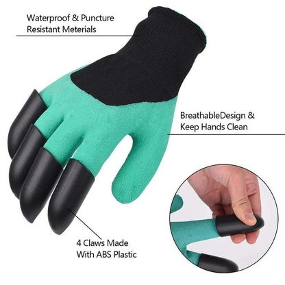 Garden Genie Gloves with Claws - Waterproof