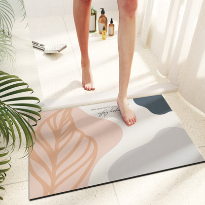 Non-Slip Diatom Mud Mat - Bathroom Absorbent