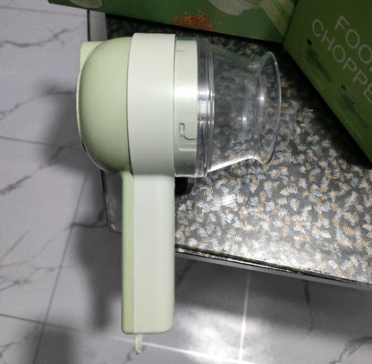 Electric Vegetable Cutter - Stainless Steel Blade
