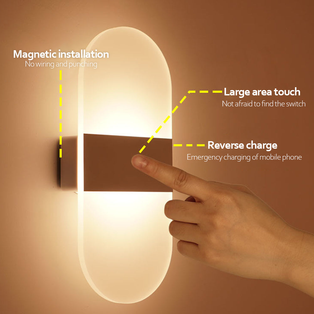 USB Rechargeable Wall Lights - Indoor Motion Sensor