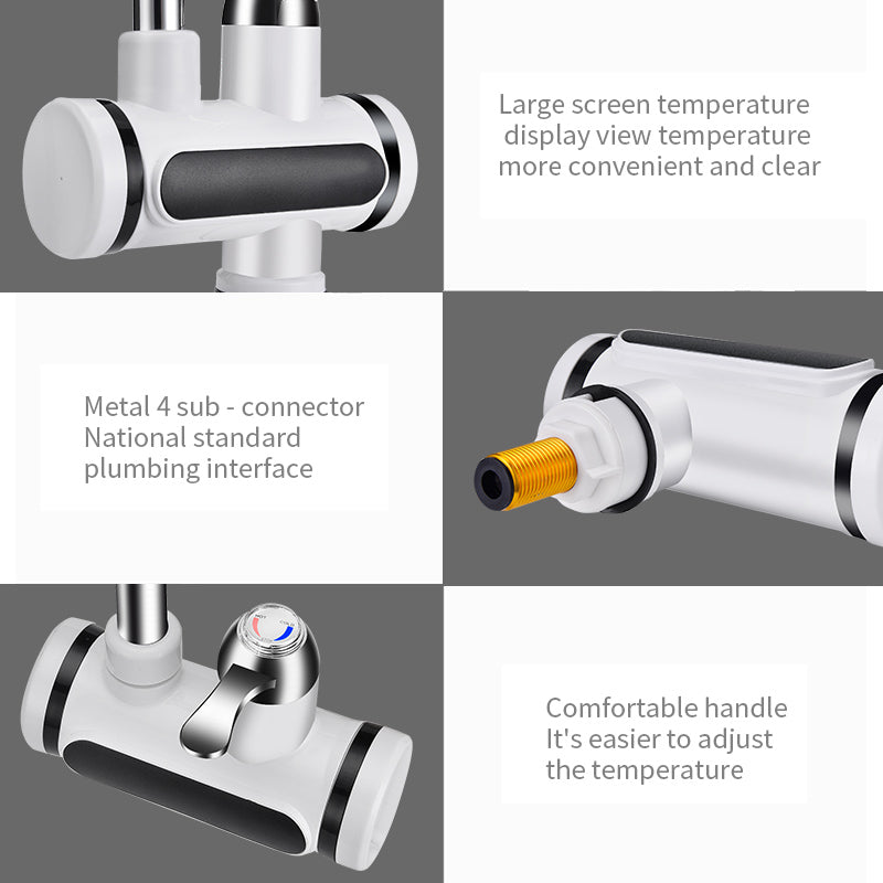 Water Tap Heater with Temperature Display