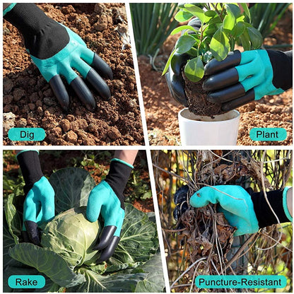 Garden Genie Gloves with Claws - Waterproof