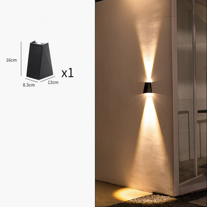 Solar Outdoor Wall Lamp - Waterproof Corridor Lighting