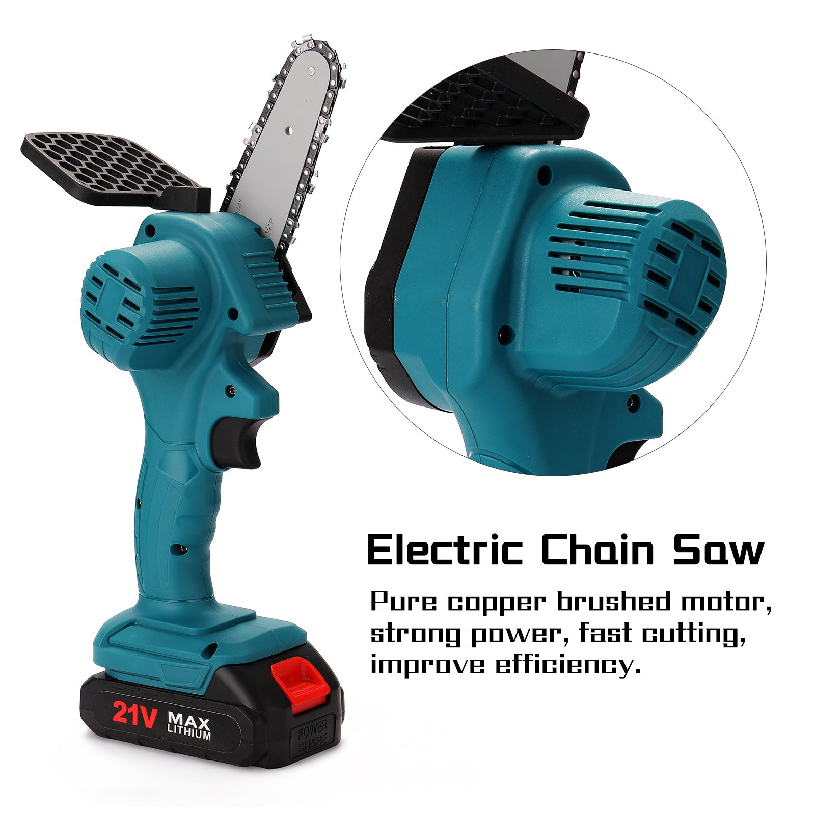 Electric Handheld Chainsaw - Efficient Pruning Saw